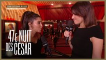 Leïla Bekhti est sur le tapis rouge des César 2022