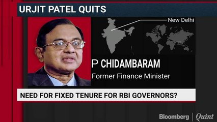 Saddened, Not Surprised, By Dr Urjit Patel's Resignation Says P. Chidambaram