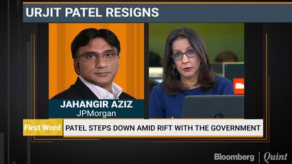 Jahangir Aziz On Urjit Patel's Resignation