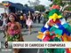 En Trujillo se realizó el desfile de carrozas y comparsas de Carnaval 2022