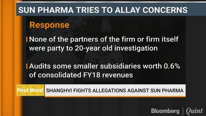 Shanghvi Fights Allegations Against Sun Pharma