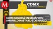CdMx se mantiene en semáforo amarillo por covid; “muy cerca del color verde”: autoridades