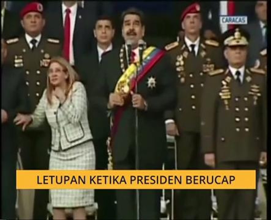 Letupan ketika presiden berucap