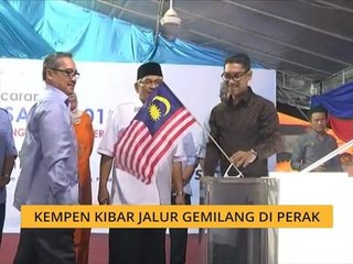 Kempen kibar Jalur Gemilang di Perak