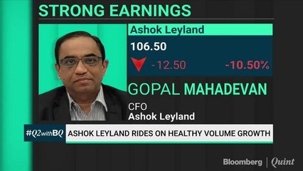Ashok Leyland Rides On Healthy Volume Growth