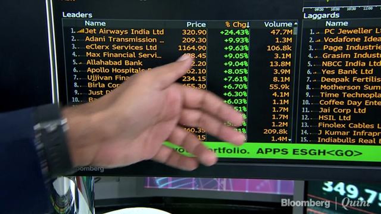 Sensex, Nifty End At Over One-Month High Led By Private Lenders