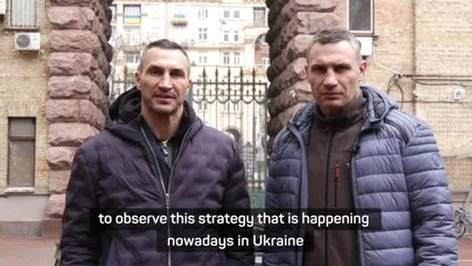 'United we're strong', says Klitschko as Russian invasion continues