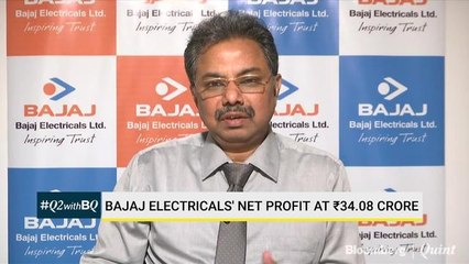 Bajaj Electricals' Net Profit At Rs 34.08 Crore
