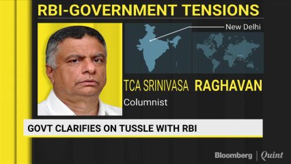 Government Clarifies On Tussle With RBI