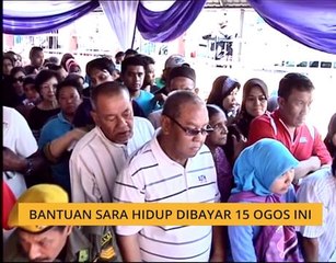 Video herunterladen: Bantuan sara hidup dibayar 15 Ogos ini