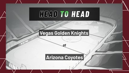 Vegas Golden Knights At Arizona Coyotes: Over/Under