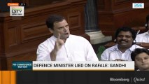 Defence Minister Lied On Rafale: Gandhi