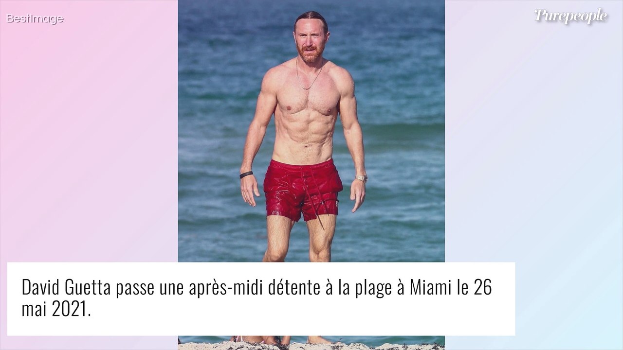 David Guetta : Loin de son ex et de leurs enfants, le DJ sort les muscles