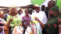 Filets sociaux productifs : Patrick Achi et quelques membres du gouvernement, visitent les bénéficiaires de Yamoussoukro
