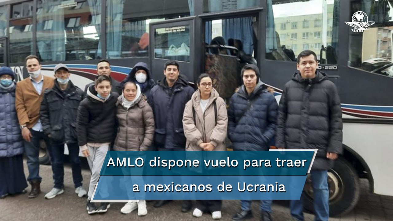 Llegan primeros 22 mexicanos a la frontera de Ucrania para cruzar a Rumania