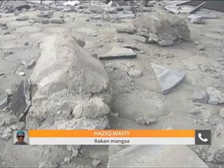 Siti Nur dihempap tembok runtuh - rakan