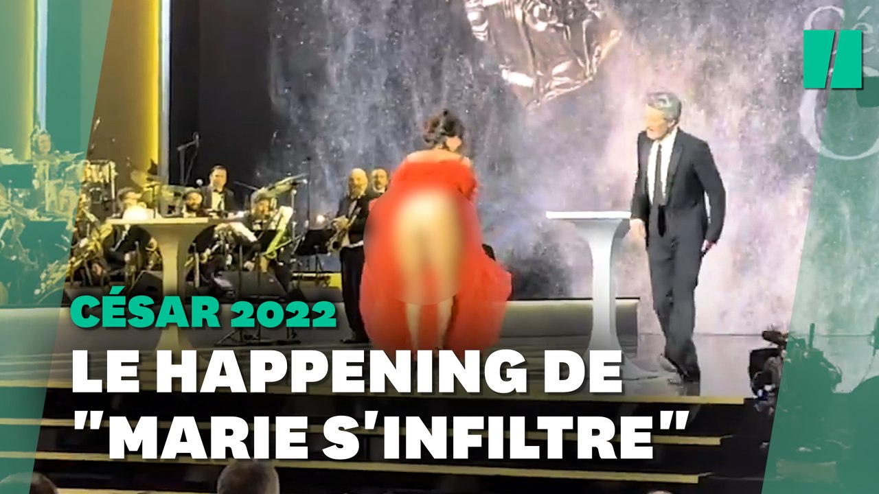 Marie S Infiltre Cesar Video Aux César 2022, "Marie s'infiltre" montre ses fesses sur scène - Vidéo  Dailymotion