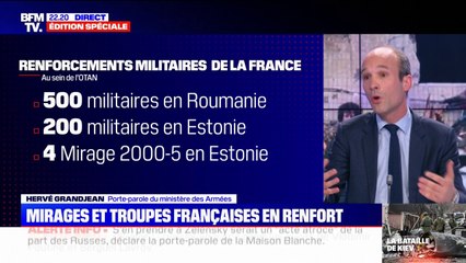 Descargar video: 500 militaires en Roumanie, 200 en Estonie... le porte-parole du ministère des Armées détaille le plan de renforcement militaire de la France