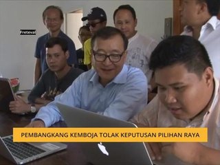 Pembangkang Kemboja tolak keputusan pilihan raya