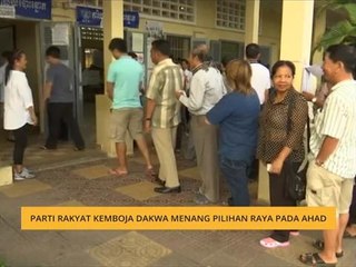 Parti Rakyat Kemboja dakwa menang pilihan raya pada Ahad