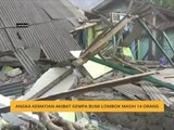 Angka kematian akibat gempa bumi Lombok masih 16 orang