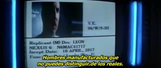 Blade Runner: Trailer subtitulado
