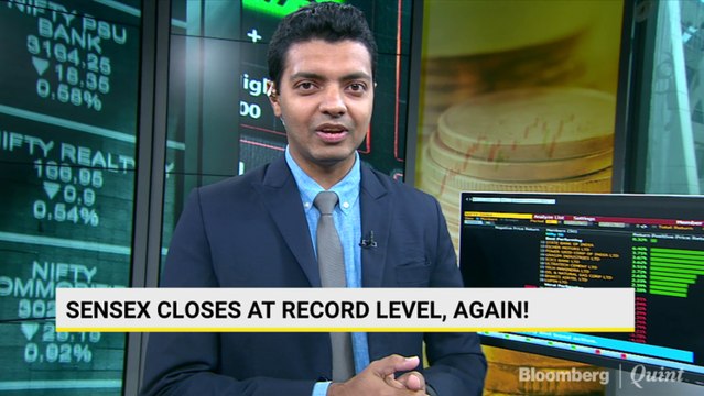 Sensex, Nifty End At Record Highs On Strong Earnings Momentum