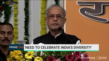 Pranab Mukherjee Upholds India's Pluralism At RSS Event