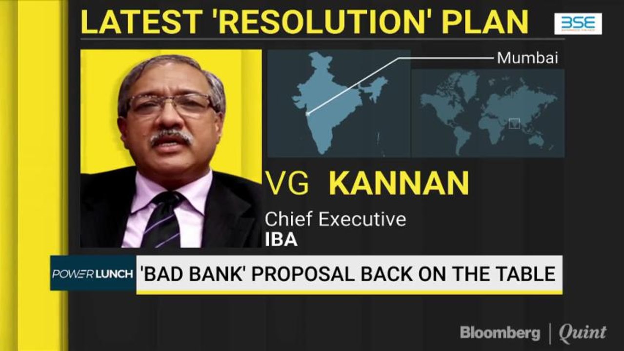 'Bad Bank' Proposal Back On The Table