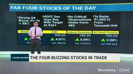 The Fab Four Stocks In Trade Today