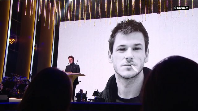 Hommage à Gaspard Ulliel lors de la 47e cérémonie des César.