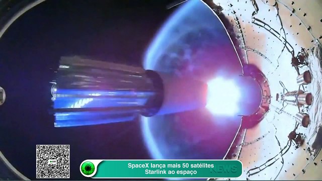 SpaceX lança mais 50 satélites Starlink ao espaço