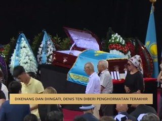 Dikenang dan diingati, Denis Ten diberi penghormatan terakhir