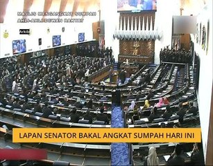 Lapan Senator bakal angkat sumpah hari ini