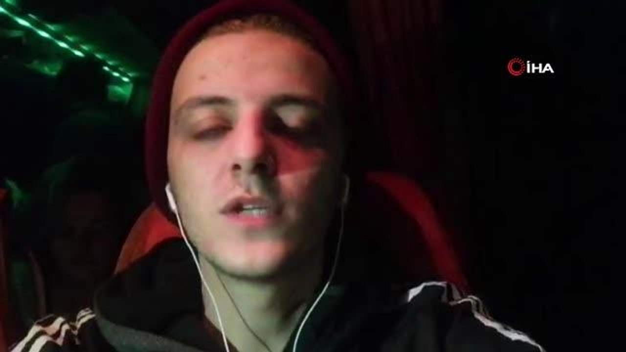 Ukrayna'daki Türk vatandaşları tahliye ediliyorTahliye edilen Burak Tanış: "Devletimiz bize bugün 2 otobüs sağladı, biz de vatanımıza dönüyoruz"