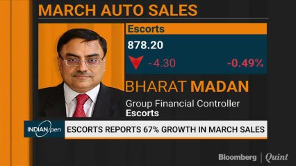 Escorts' Bharat Madan On March Auto Sales