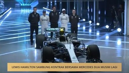 Lewis Hamilton sambung kontrak bersama Mercedes dua musim lagi