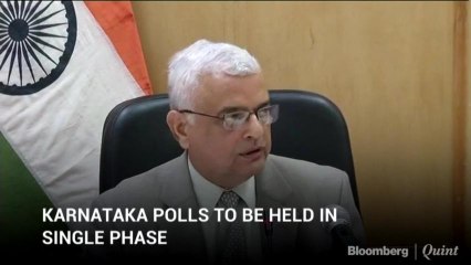 EC Schedules Karnataka Polls For May 12