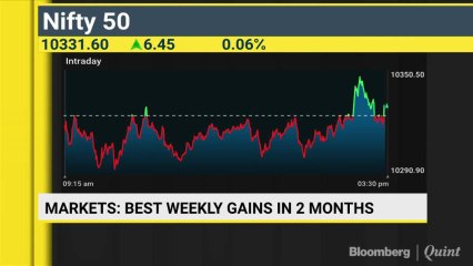 Sensex, Nifty Register Best Weekly Gains In Over Two Months