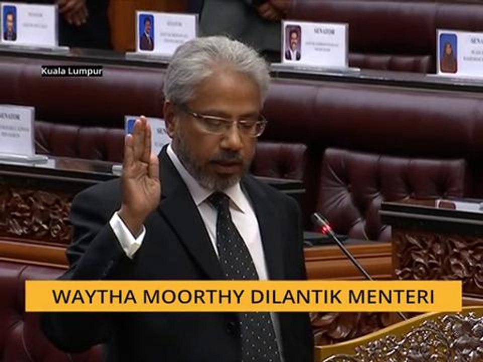 Waytha Moorthy dilantik Menteri