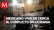Mexicano se esconde en sótano de una escuela para no ser encontrado por las tropas rusas