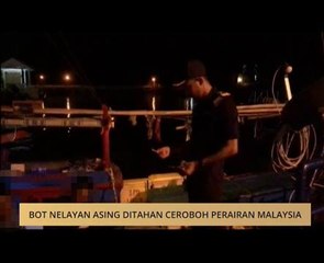Bot nelayan asing ditahan ceroboh perairan Malaysia