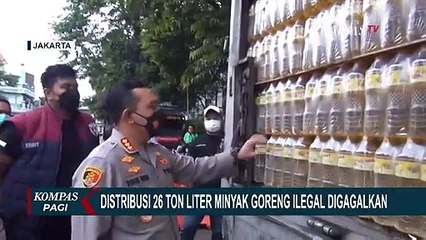Hendak Jual Dengan Harga Tinggi Ke Sejumlah Wilayah, 26 Ton Liter Minyak Goreng Diamankan