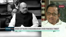 Amit Shah And Chidambaram Spar Over Pakodas