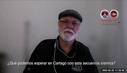 Estos son los escenarios previstos ante la constante actividad sísmica en Cartago