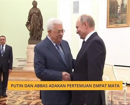 Vladimir Putin dan Mahmoud Abbas adakan pertemuan empat mata