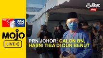 PRN Johor: Calon BN, Hasni tiba di Dun Benut