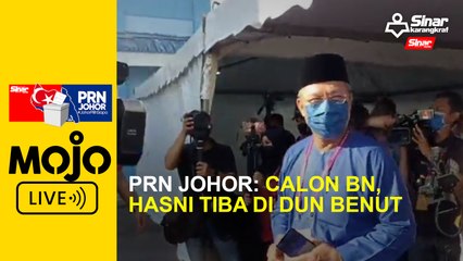 Télécharger la video: PRN Johor: Calon BN, Hasni tiba di Dun Benut