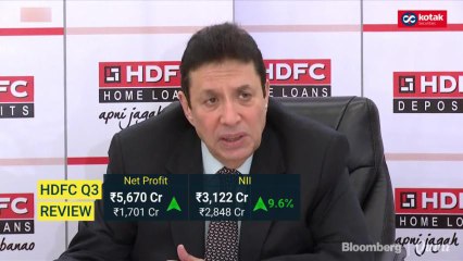 One-Time Gain Boosts HDFC Q3 PAT