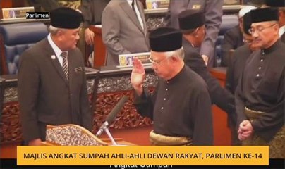 Najib Razak angkat sumpah di Parlimen